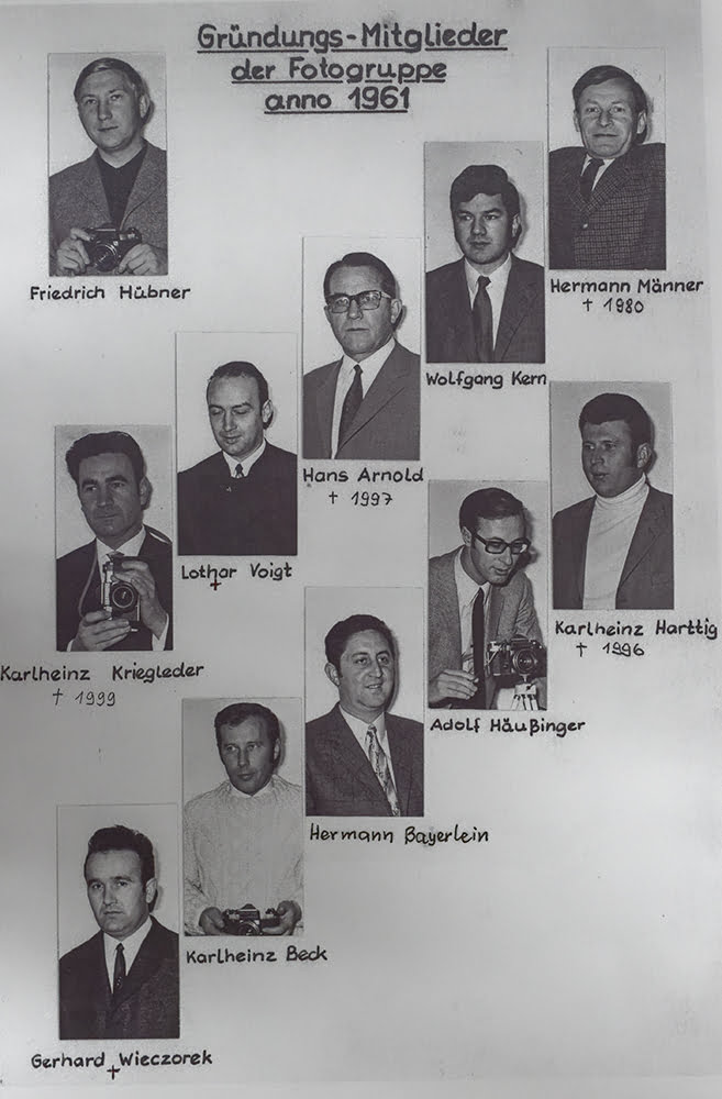 1961 Gruendungsmitglieder Fotogruppe